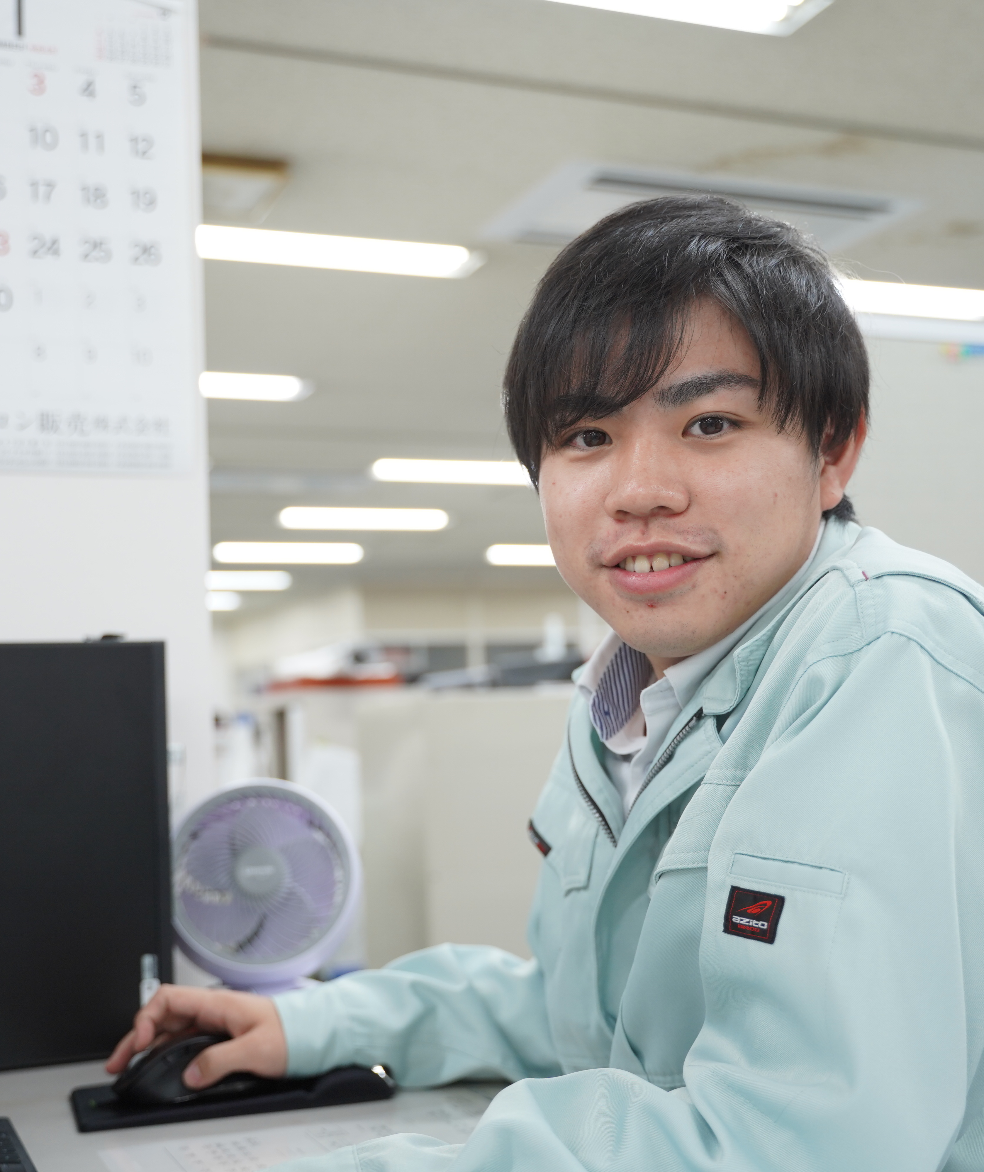 設計部 A.K 2018年　入社。